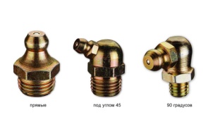 Пресс-масленки для смазки стальные. Резьба 10mmX1mm